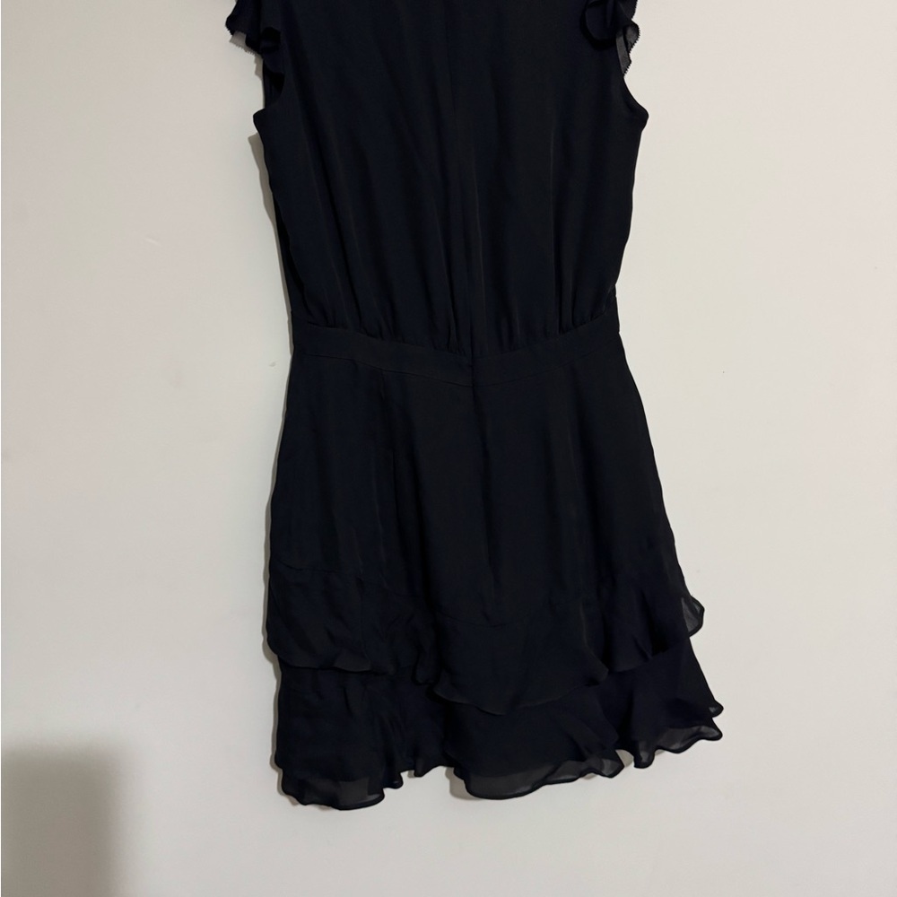 Parker Black Ruffle Mini Dress - Picture 4 of 8